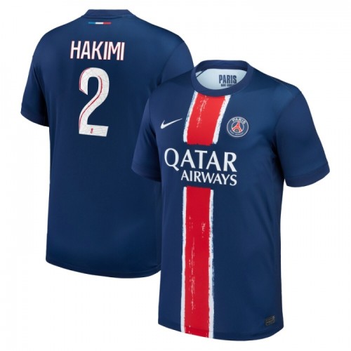 Maillot de Foot Paris Saint-Germain Achraf Hakimi 2 Domicile 2024-25 Maillot de Foot Paris Saint-Germain Achraf Hakimi 2 Domicile 2024-25